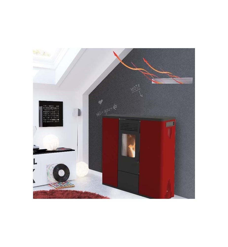 Estufa de pellet de aire canalizable EOSS YOKER WIND