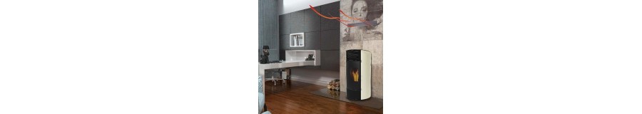 Estufa de pellet de aire canalizable EOSS ESPACE WIND
